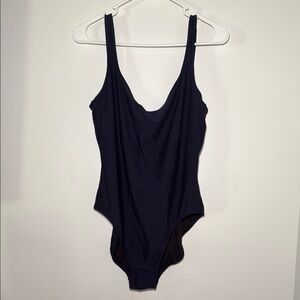 J. Crew‎ Women’s One Piece Navy Blue Swimsuit Size 14